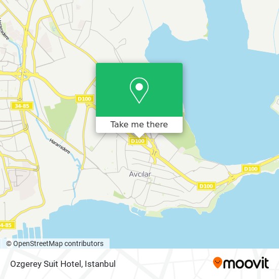 Ozgerey Suit Hotel map