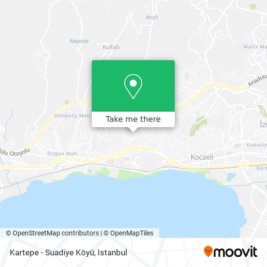 Kartepe - Suadiye Köyü map