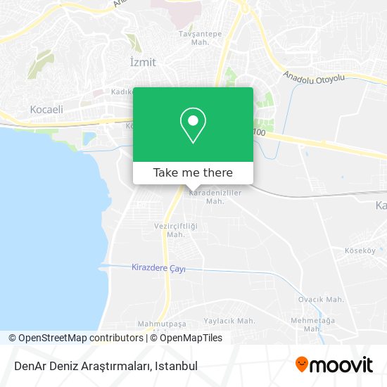 DenAr Deniz Araştırmaları map