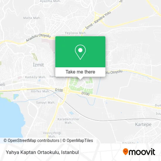 Yahya Kaptan Ortaokulu map