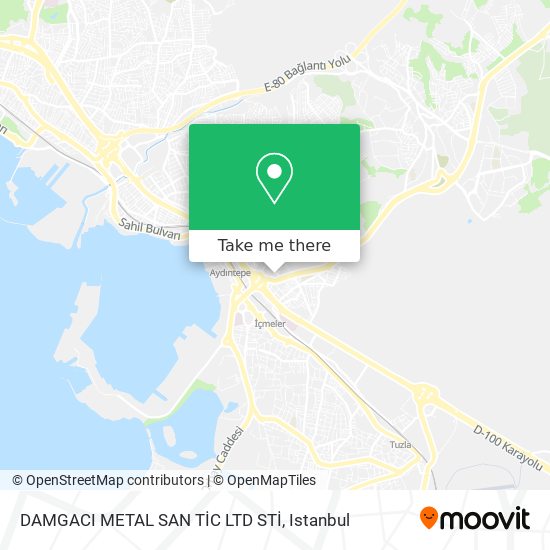 DAMGACI METAL SAN TİC LTD STİ map