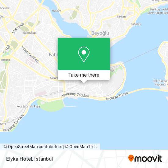 Elyka Hotel map
