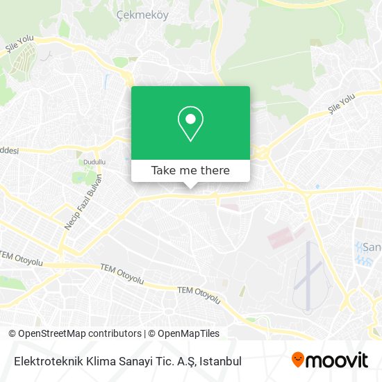 Elektroteknik Klima Sanayi Tic. A.Ş map