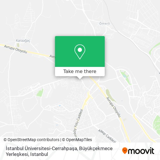 İstanbul Üniversitesi-Cerrahpaşa, Büyükçekmece Yerleşkesi map
