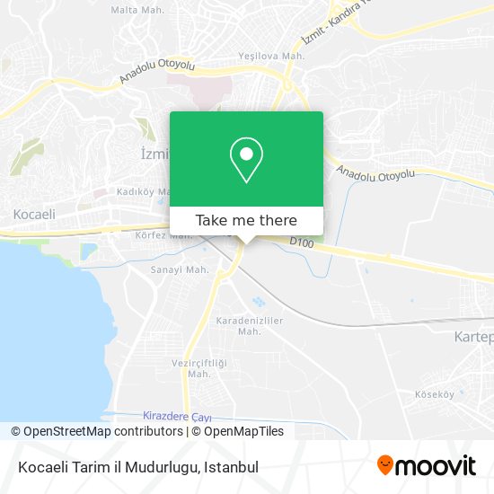 Kocaeli Tarim il Mudurlugu map