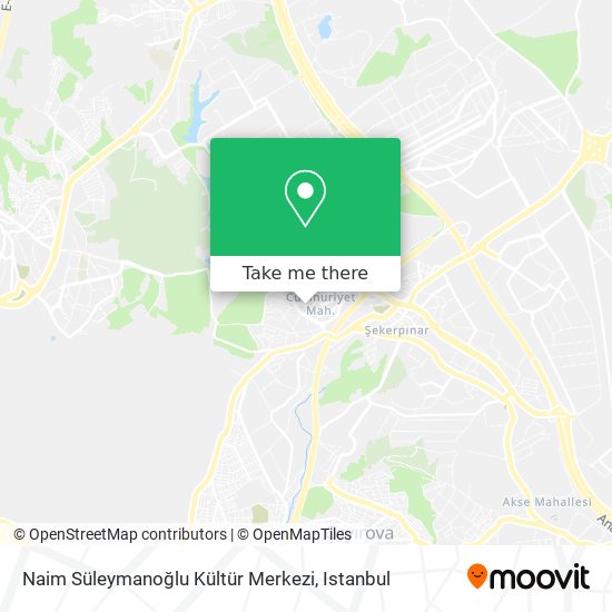 Naim Süleymanoğlu Kültür Merkezi map