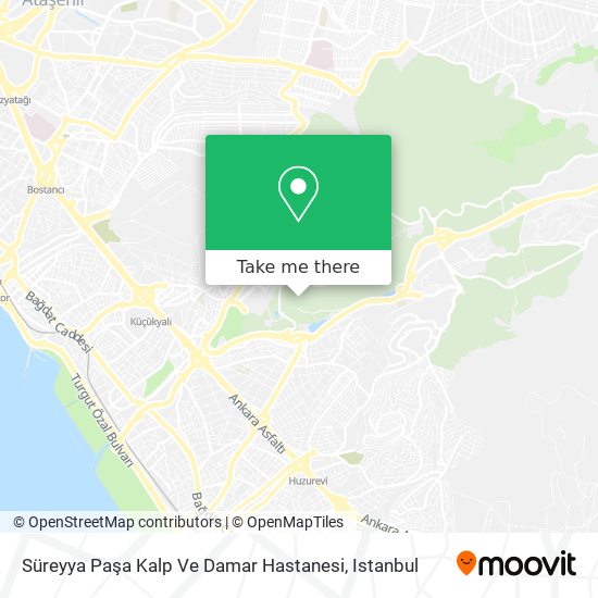 Süreyya Paşa Kalp Ve Damar Hastanesi map