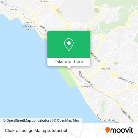 Chakra Lounge Maltepe map