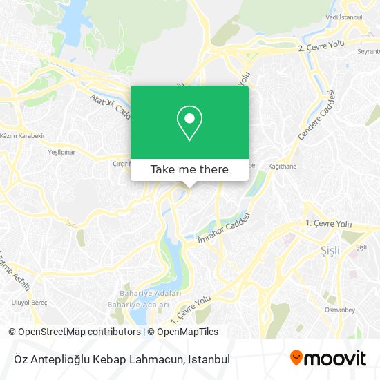 Öz Anteplioğlu Kebap Lahmacun map