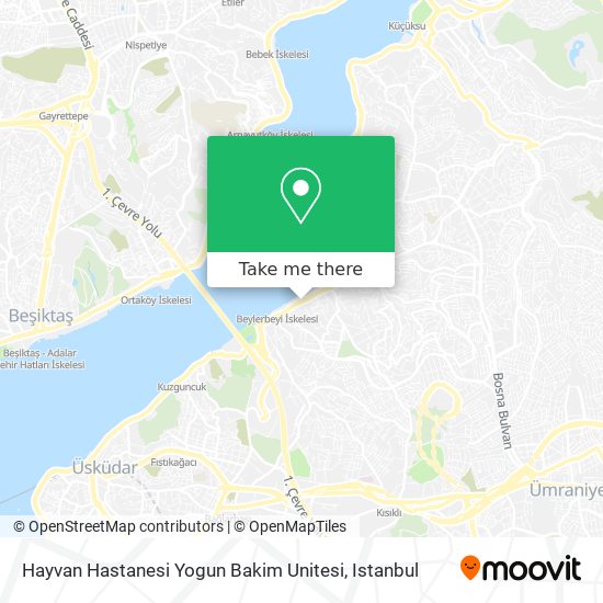 Hayvan Hastanesi Yogun Bakim Unitesi map