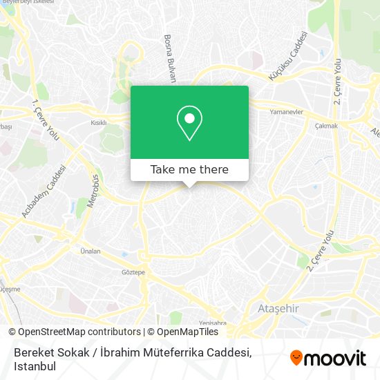 Bereket Sokak / İbrahim Müteferrika Caddesi map