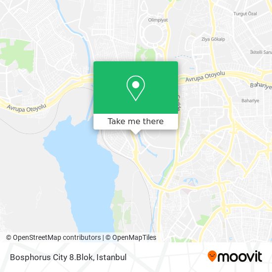 Bosphorus City 8.Blok map
