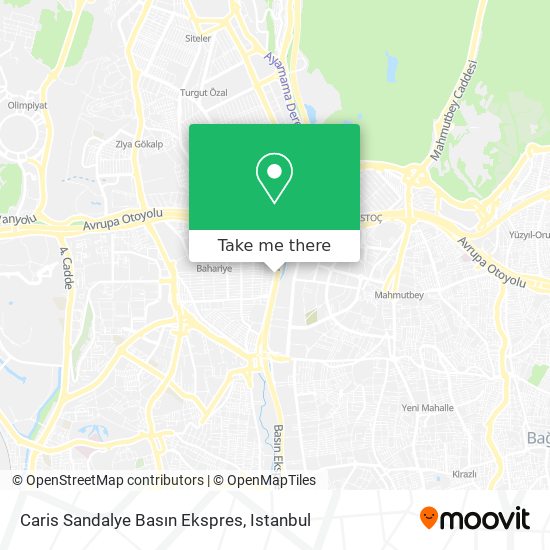 Caris Sandalye Basın Ekspres map