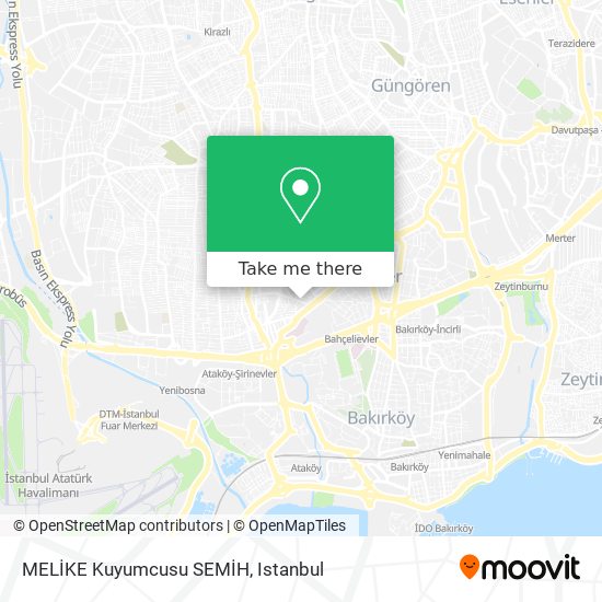 MELİKE Kuyumcusu SEMİH map