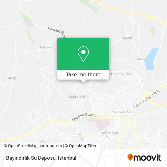 Bayındırlık Su Deposu map