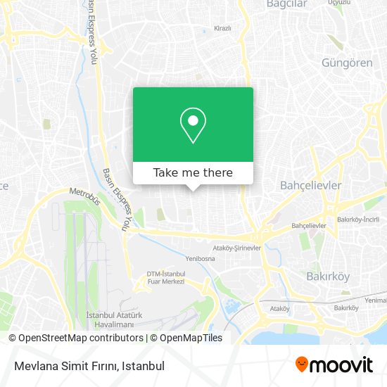Mevlana Simit Fırını map