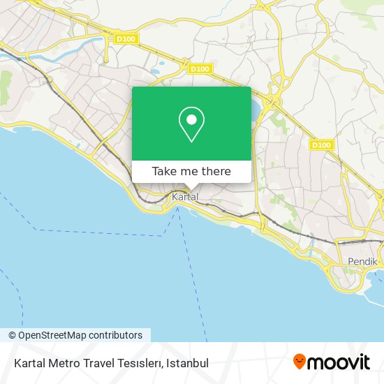 Kartal Metro Travel Tesıslerı map