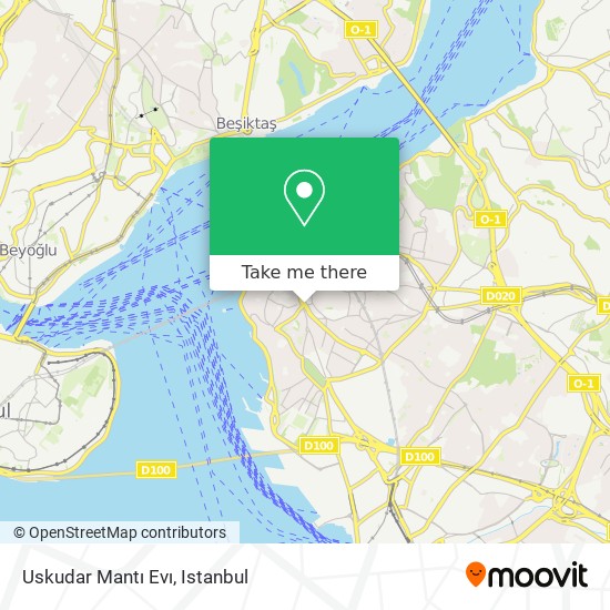 Uskudar Mantı Evı map