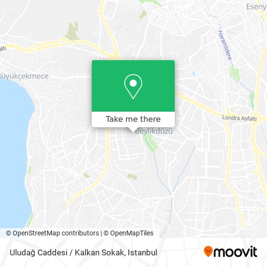 Uludağ Caddesi / Kalkan Sokak map