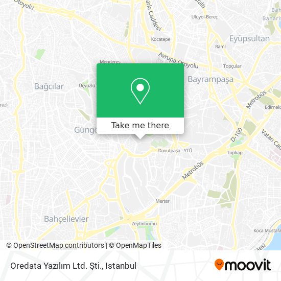 Oredata Yazılım Ltd. Şti. map