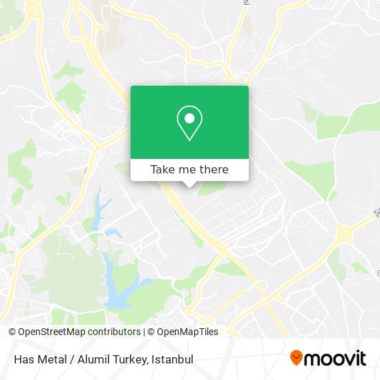 Has Metal / Alumil Turkey map