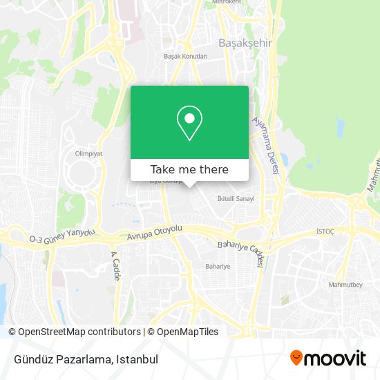 Gündüz Pazarlama map