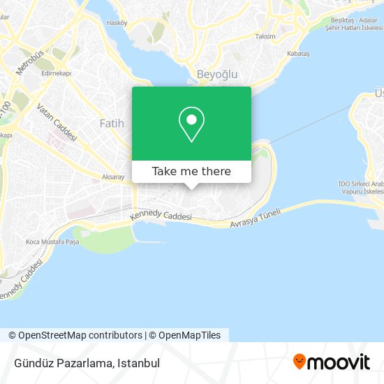 Gündüz Pazarlama map