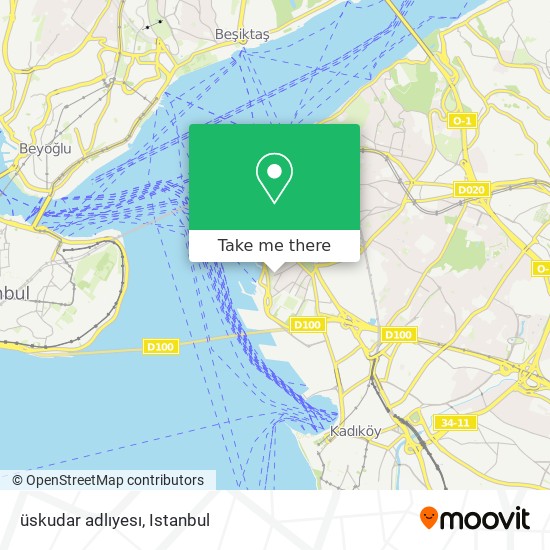 üskudar adlıyesı map