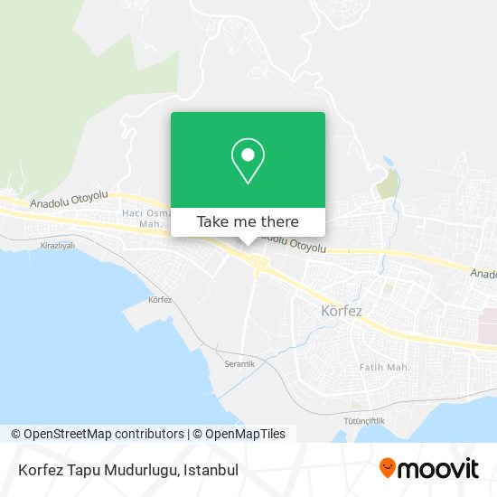 Korfez Tapu Mudurlugu map