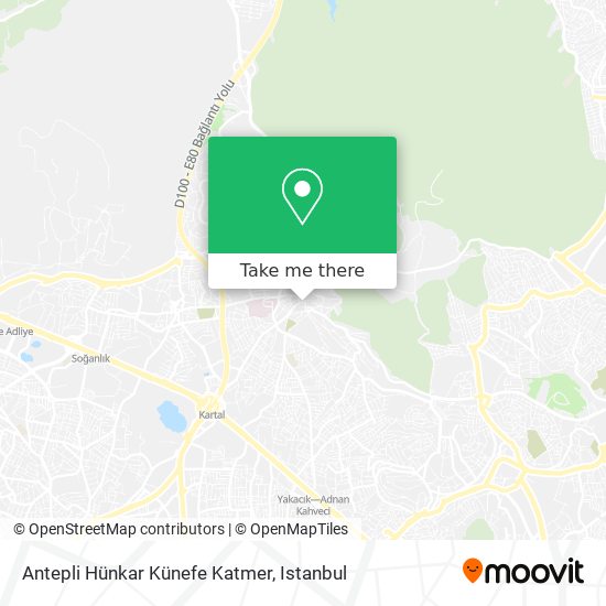 Antepli Hünkar Künefe Katmer map