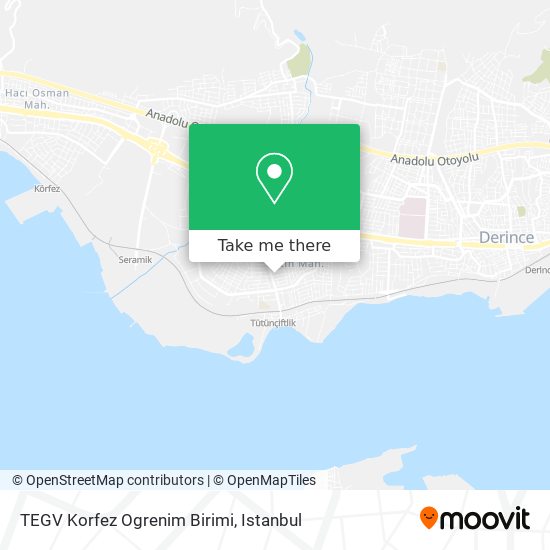TEGV Korfez Ogrenim Birimi map