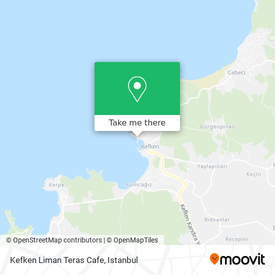 Kefken Liman Teras Cafe map