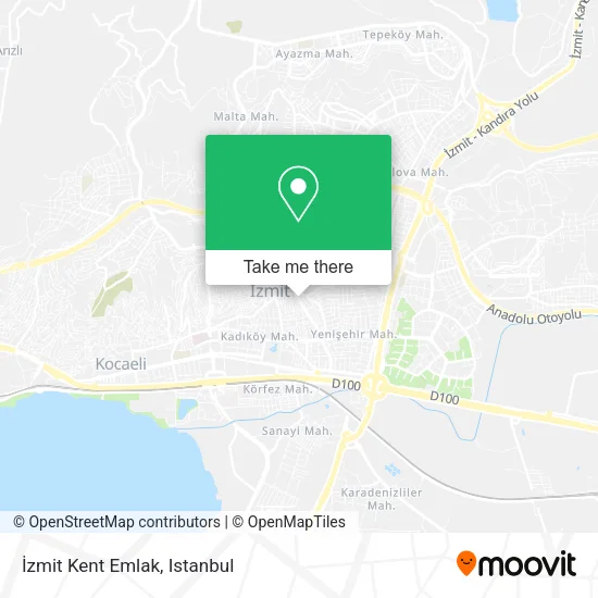 İzmit Kent Emlak map