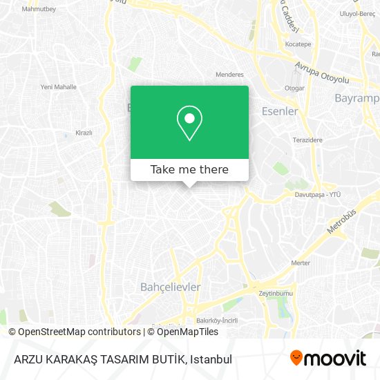 ARZU KARAKAŞ TASARIM BUTİK map