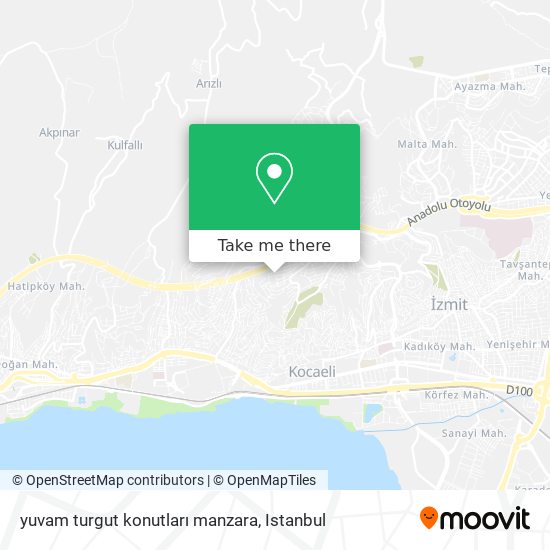 yuvam turgut konutları manzara map