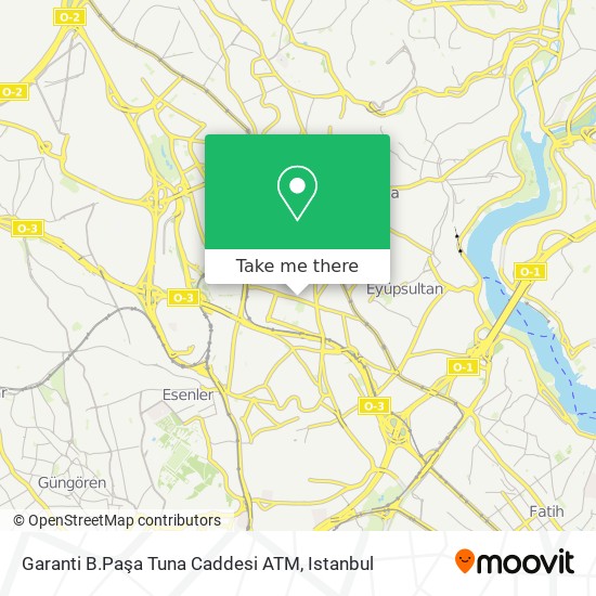 Garanti B.Paşa Tuna Caddesi ATM map