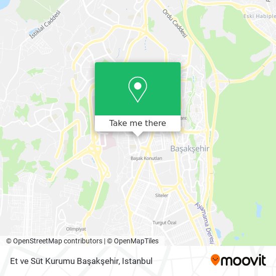 Et ve Süt Kurumu Başakşehir map