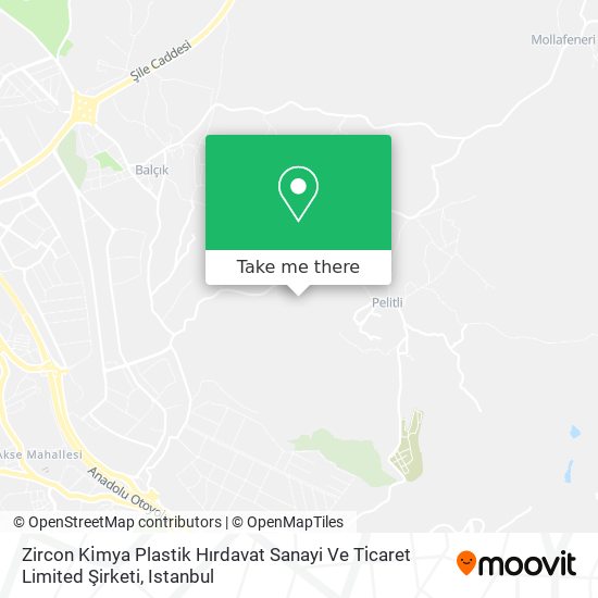 Zircon Ki̇mya Plastik Hırdavat Sanayi Ve Ti̇caret Limited Şirketi map