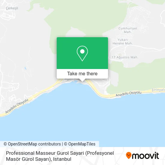 Professional Masseur Gurol Sayari (Profesyonel Masör Gürol Sayarı) map