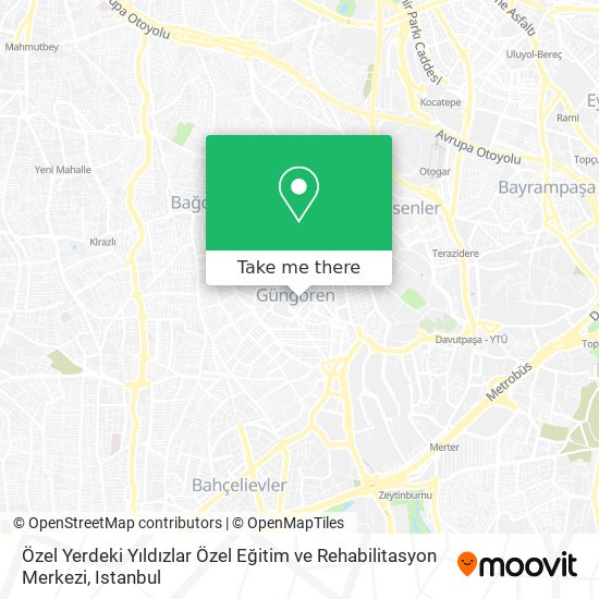 Özel Yerdeki Yıldızlar Özel Eğitim ve Rehabilitasyon Merkezi map