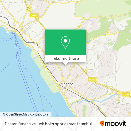 Dastan fıtness ve kıck boks spor center map