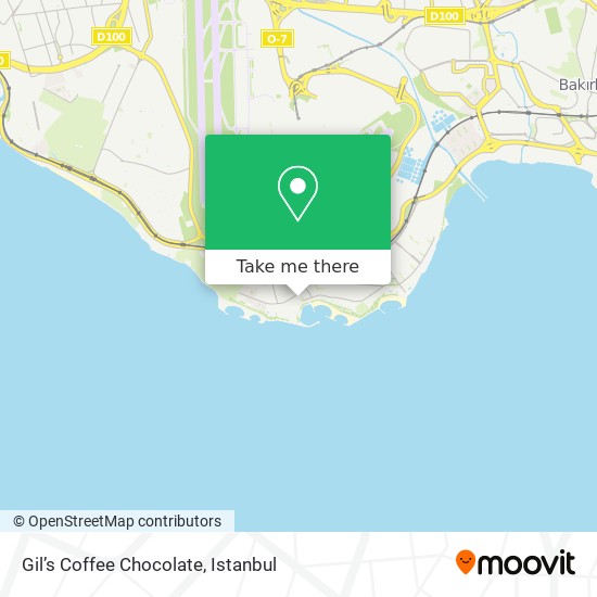 Gil’s Coffee Chocolate map