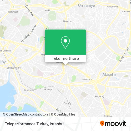 Teleperformance Turkey map