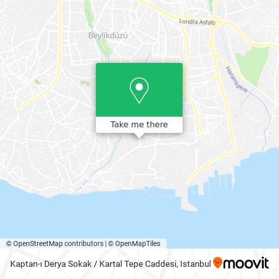 Kaptan-ı Derya Sokak / Kartal Tepe Caddesi map