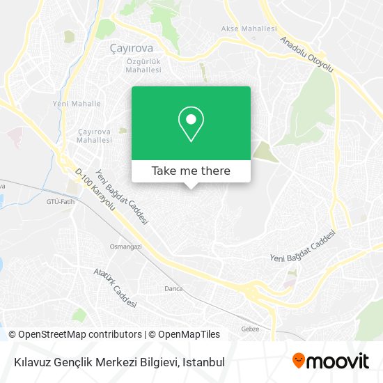 Kılavuz Gençlik Merkezi Bilgievi map