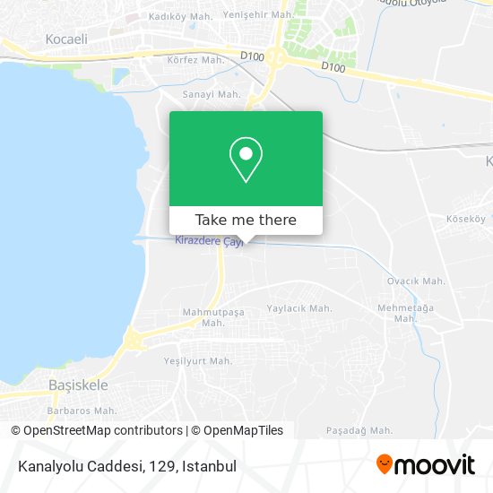 Kanalyolu Caddesi, 129 map