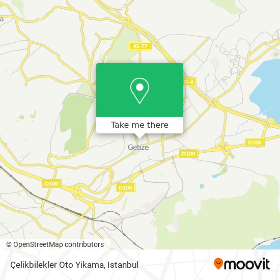 Çelikbilekler Oto Yikama map