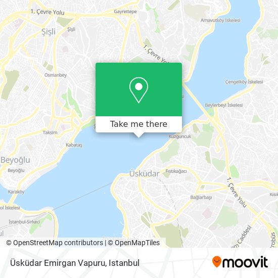 Üsküdar Emirgan Vapuru map