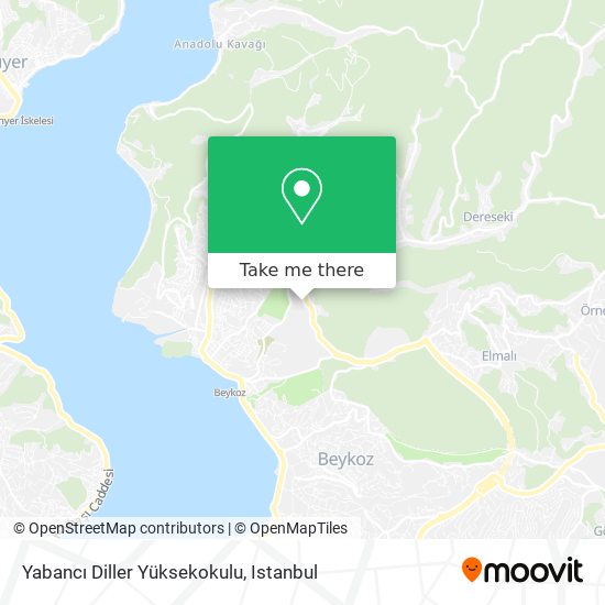 Yabancı Diller Yüksekokulu map