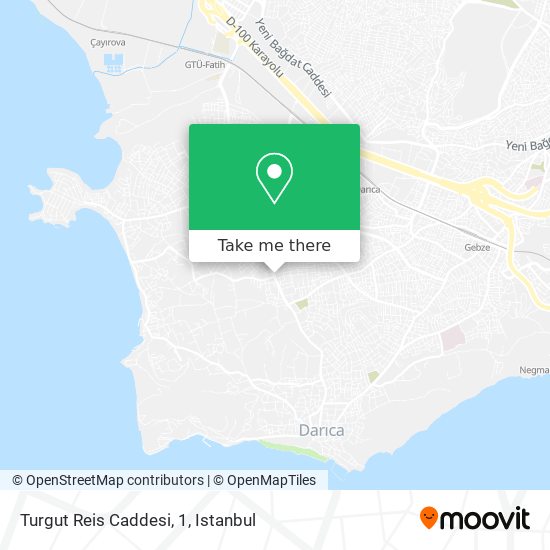 Turgut Reis Caddesi, 1 map